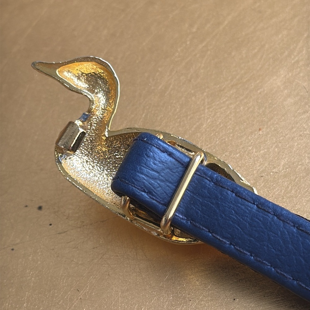 Vintage Dabbling Metal Ducks Belt - Picture 8 of 9
